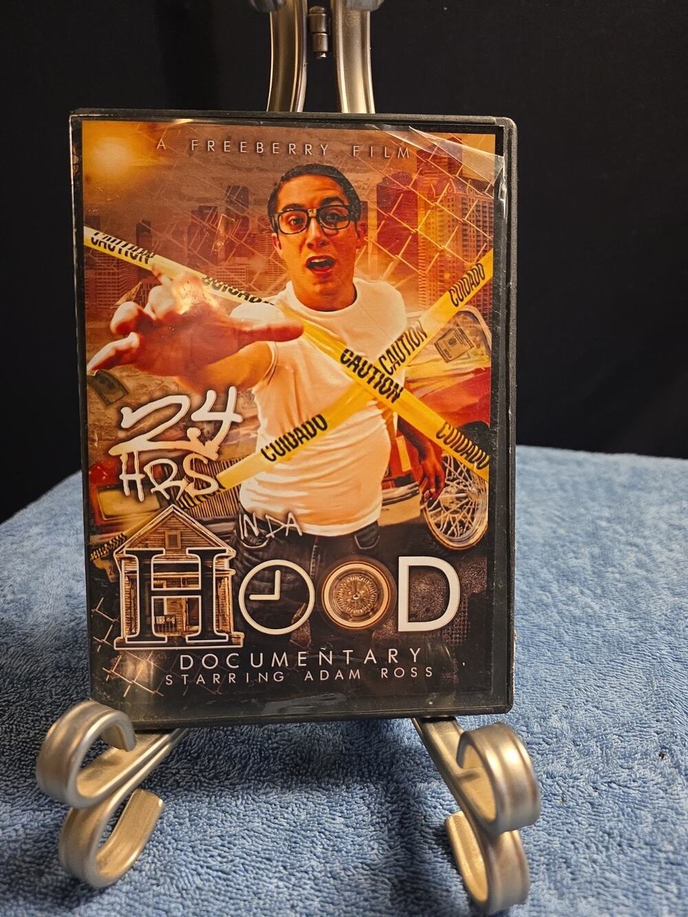 24 Hrs In Da Hood DVD Documentary Starring Adam Ross Freeberry Film Vintage Rare